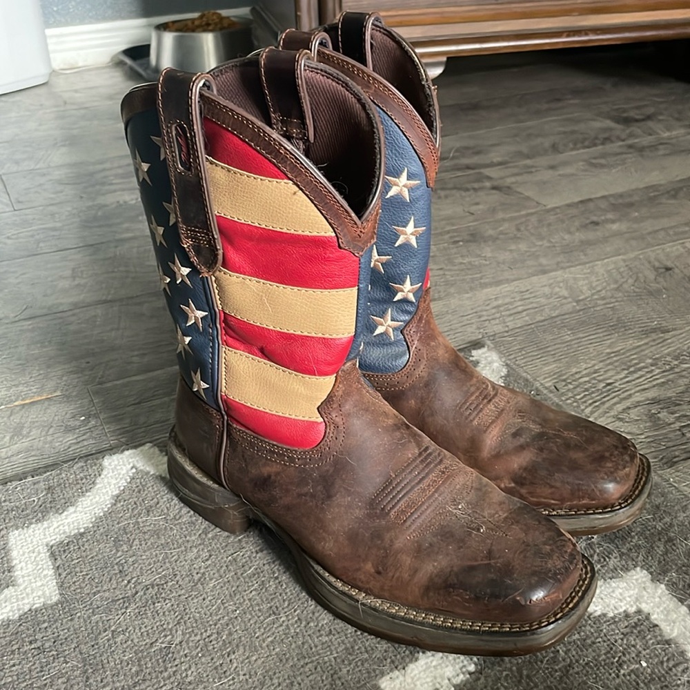 Durango usa flag boots 9.5EE